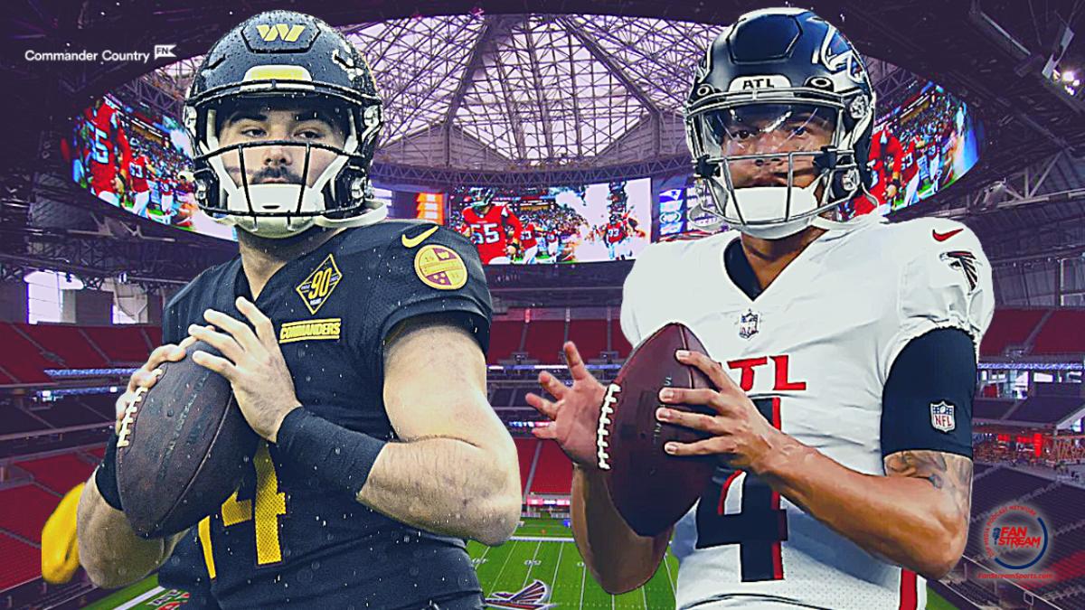 The Atlanta Falcons play the Washington Commanders at home.
